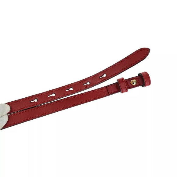 GUCCI Logo Mini Sylvie Sherry 2Way Shoulder Hand Bag Leather Red GHW 53RK113 - Picture 2 of 16